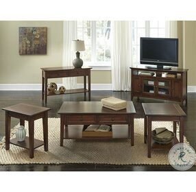 Westlake Cherry Brown Occasional Table Set