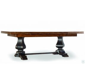 Sanctuary Ebony and Driftwood Extendable Dining Table