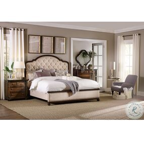 Leesburg Beige Upholstered Bedroom Set