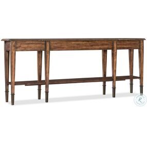 Skinny Medium Wood Console Table