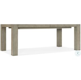 Linville Falls Soft Smoked Gray North Fork Rectangular Extendable Dining Table