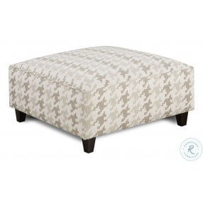 Basic Wool Off White Cocktail Ottoman