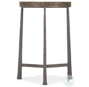 Funda Distressed Gold Accent Table