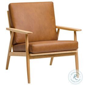 Harper Brown Lounge Accent Chair