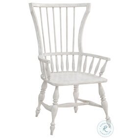 Glendale Estates White Windsor Arm Chair Set of 2