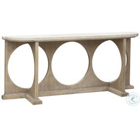 P301583 Vanilla And Oatmeal Console Table