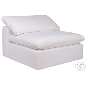 Clay White Armless Chair
