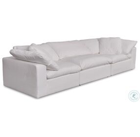 Terra Condo Cream Fabric Modular Sofa