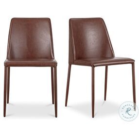 Nora Smoked Cherry Dining Chair Set Of 2