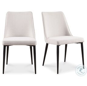 Lula Oatmeal Dining Chair Set Of 2