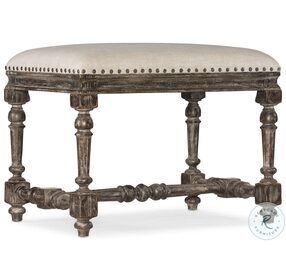 Traditions Beige And Rich Brown Bed Bench