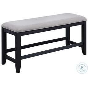 Yves Gray Counter Height Bench