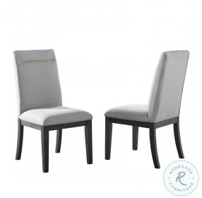 Yves Gray Side Chair Set Of 2