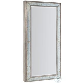 McAlister Silver Floor Mirror With Jewelry Storage