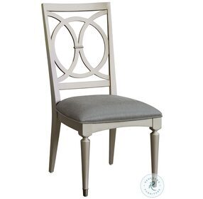 Zoey Silver Wood Back Side Chair Set of 2