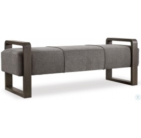 Curata Midnight Upholstered Bench
