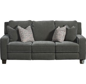 West End Charcoal Power Reclining Sofa