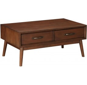 Draper Brown Cocktail Table