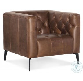 Nicolla Brown Leather Chair