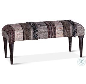 Algiers Multi Color Upholstered Accent Bench