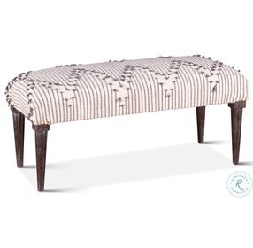Algiers Multi Color Handloom Durry Upholstered Accent Bench