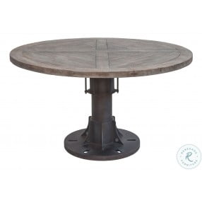 Sterling Natural Patina 54" Round Dining Table