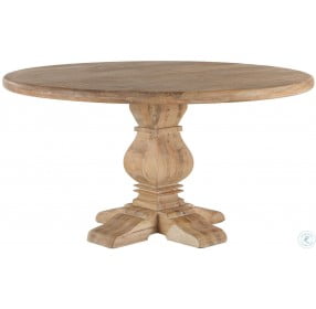 Pengrove Antique Oak 60" Round Dining Table
