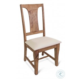 Pengrove Antique Oak Upholstered Dining Chair Set Of 2