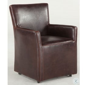 Paddy Distressed Tobacco Leather Dining Chair