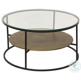 Callie Beige And Black Coffee Table
