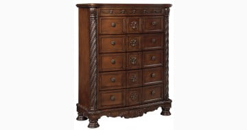 North Shore Poster Canopy Bedroom Set From Ashley Homegallerystore Com B553 150 151 172 162 199