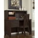Highlands Espresso Desk with Hutch And Chair