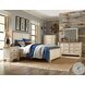 Weaver Antique White And Rosy Brown Panel Bedroom Set