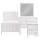 Wellsummer White Twin Poster Bed