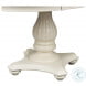 Liberty Furniture Cumberland Creek Pedestal Dining Table Set - Farmhouse Style With Leaf, White/Nutmeg Finish