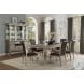 Crawford Silver Extendable Dining Room Set