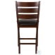 Ameillia Dark Oak Counter Height Chair Set of 2