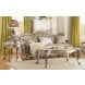 Fiorella Gold Faux Silk Living Room Set