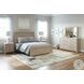 Senniberg Light Brown And White Panel Bedroom Set
