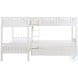Galen White Twin Corner Bunk Bed With Trundle