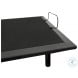 Catalyst Dark Gray And Black Wireless Upholstered Adjustable Queen Bed Base