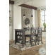 Caitbrook Gray Rectangular Counter Height Dining Table ...