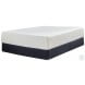 Chime 12" Memory Foam White Queen Ultra Plush Mattress with Foundation