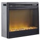 Entertainment Accessories Fireplace Insert Glass/Stone
