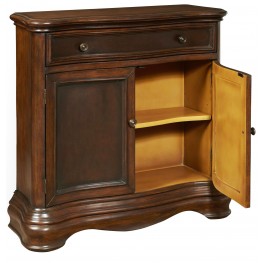 Brown Accents Two Tone Hall Chest