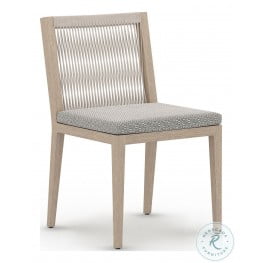Solano Sherwood Brown And Ash Outdoor Dining Chair