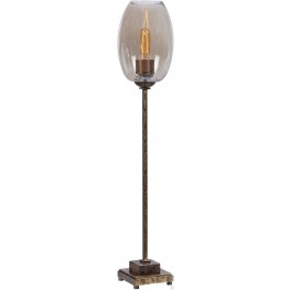 Marconi Antique Brushed Brass Buffet Lamp