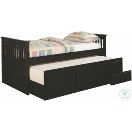 Rochford Black Twin Daybed With Link Spring