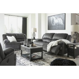 Clonmel Charcoal 2 Seat Reclining Living Room Set