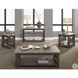 Heatherbrook Charcoal Occasional Table Set